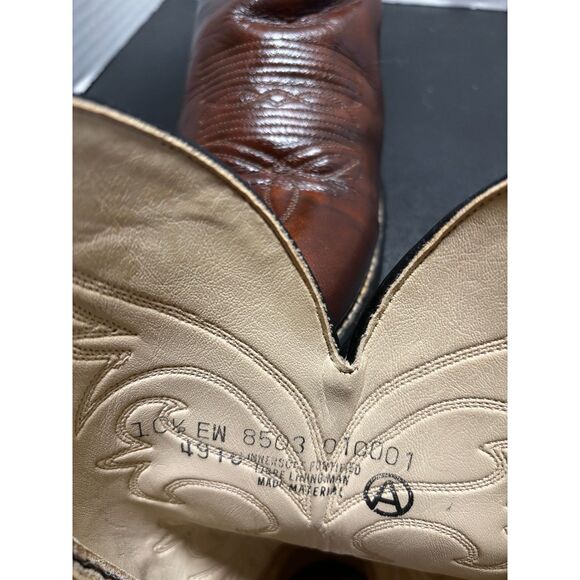 Vtg Men\'s Cowboy Boots by Acme Size 10.5 main image 4